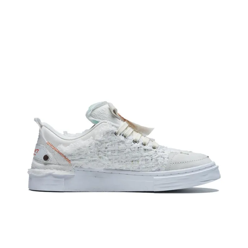 REVIVER LAB Series 045 Skateboard Shoes Unisex Low Top Milkshake White-1