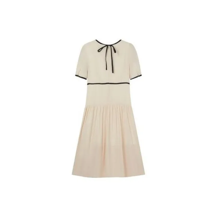 Teenie Weenie Short Sleeved Dress Women's Ivory-1