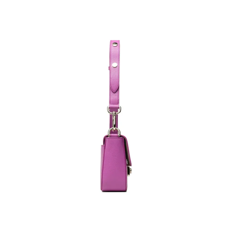 Furla Metropolis Collection Calfskin Handbag Shoulder Bag Women's Purple-2