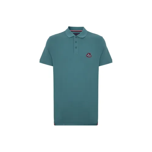 Tommy Hilfiger Polo Shirts Men Blue/Green MB6