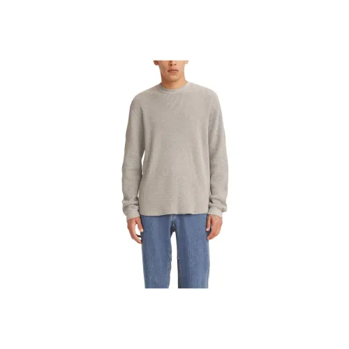 Levis Sweaters Men Light Gray