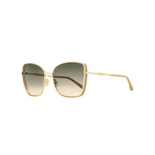 Jimmy Choo Eyewear Alexis Glitter-detail Sunglasses