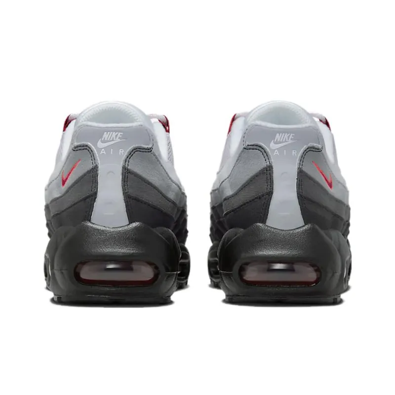 Nike Air Max 95 Cushioning, Wear Resistant Low Top Kids Lifestyle Shoes Black Gray Teenagers-4
