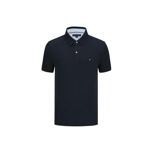 Tommy Hilfiger Polo Shirts Men Navy Blue 416