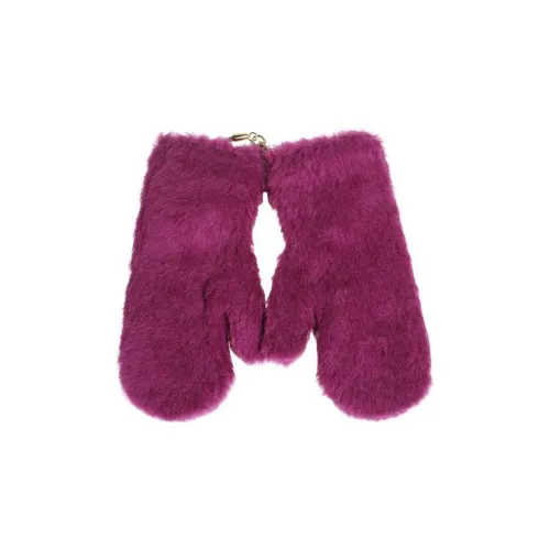 MaxMara Knit Gloves Women's Purple