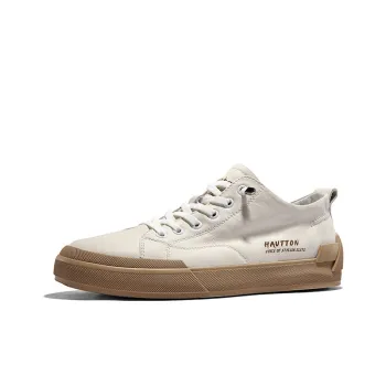 Hautton Jeans Stylish Skateboarding Shoes Men's White