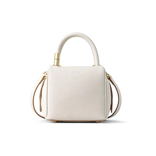 FION Cow Leather One Shoulder Handbag Small Size Women's Multicolor
