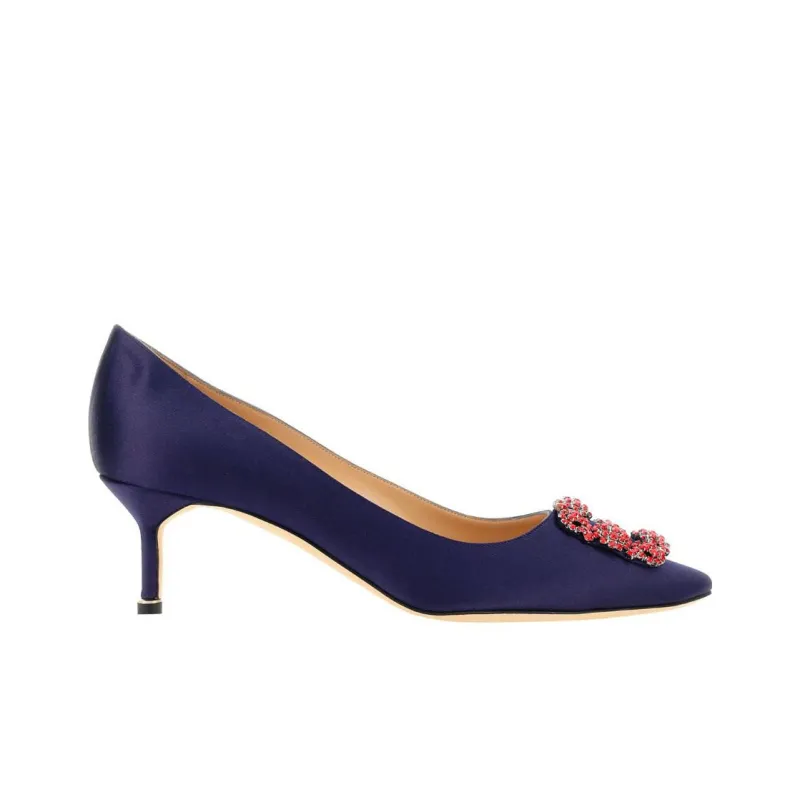 MANOLO BLAHNIK Slim Heel High Heels Women's Purple-1