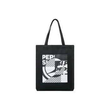 Pepsi Canvas Tote Bag Shopping Bag Canvas Bag Shoulder Bag Unisex Black