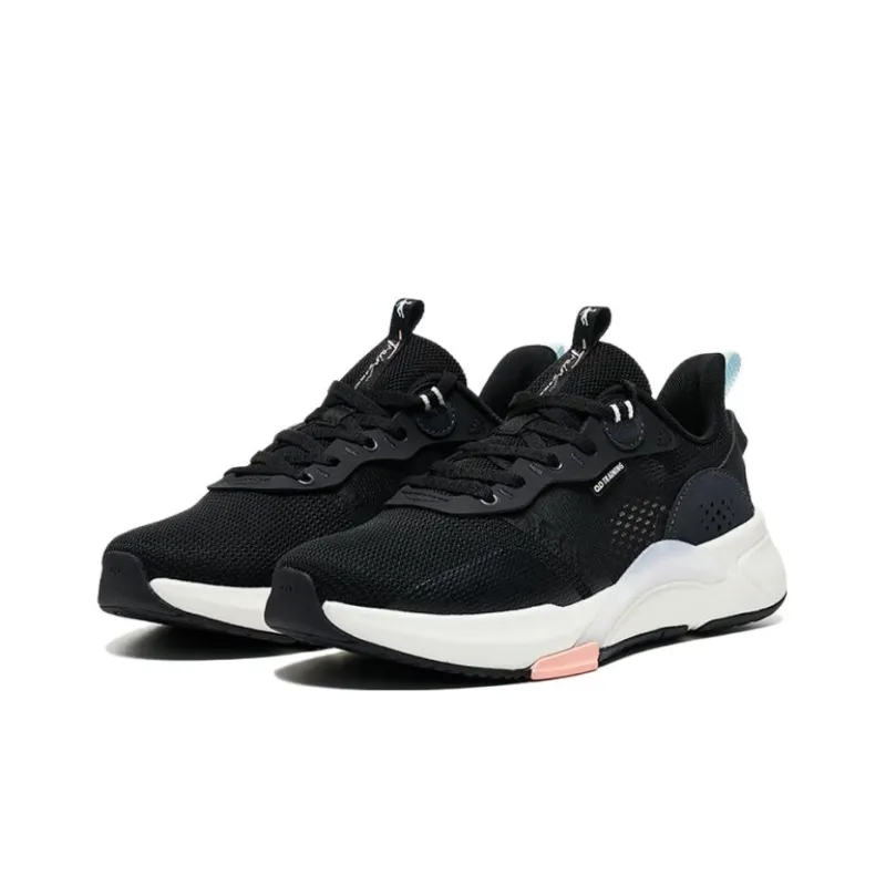 QIAODAN Cushioning Anti-Slip And Wear-Resistant Low-Top Running Shoes Women's Black-2