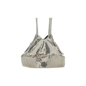 KARA Crystal Portable Crossbody Bag Shoulder Bag Women's Silver