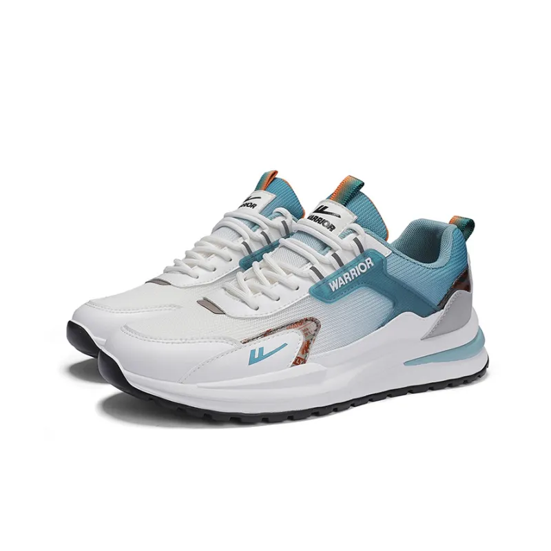 Warrior Breathable Low-Top Sports Casual Shoes Men's Gradient Blue-5