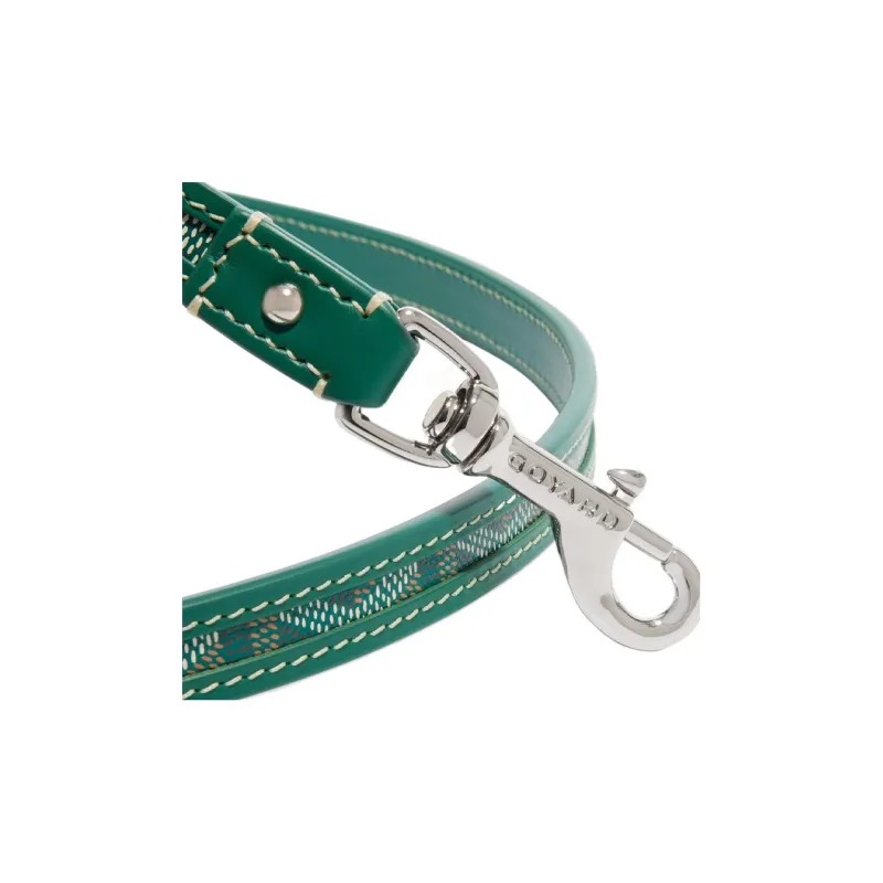 GOYARD Goyardine Canvas With Clamecy Cow Leather Dog's Teeth Bag Straps Unisex Green-1