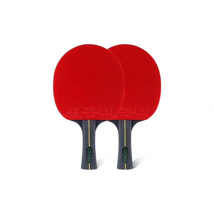 DOUBLEFISH Ping Pong Paddles Unisex All Wood Red-3