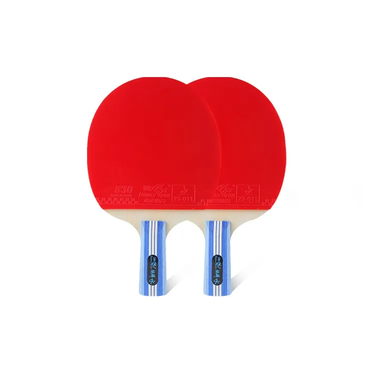 DOUBLEFISH Ping Pong Paddles Unisex All Wood Red-6