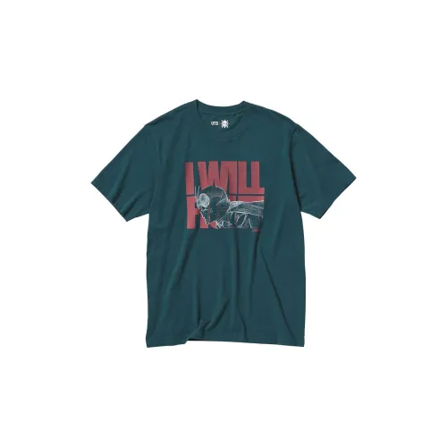 UNIQLO T-Shirts Men Dark Green