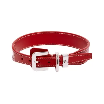 GOYARD Goyardine Canvas With Clamecy Cow Leather Dog's Teeth Collar Bag Accessory Unisex Red