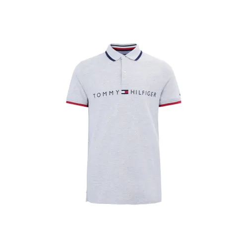 Tommy Hilfiger Polo Shirts Men Light Gray 050