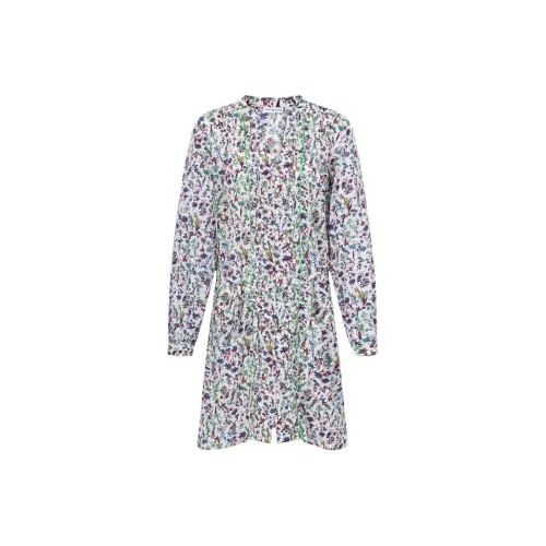 Tommy Hilfiger Long-Sleeved Dresses Women's Multicolor Print 0K4