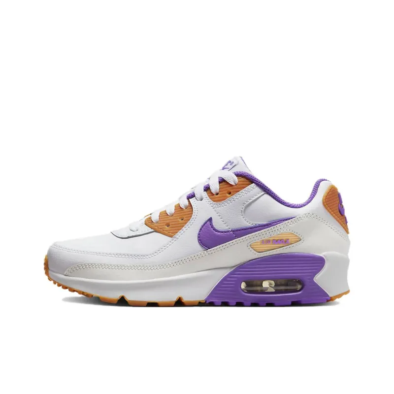 Nike Kids Air Max 90 LTR "White" Sneakers-0