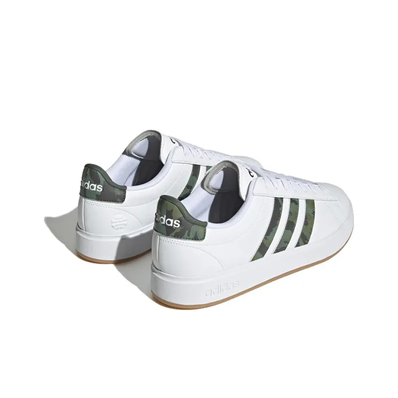 Adidas Grand Court Cloud White Green Oxide-3