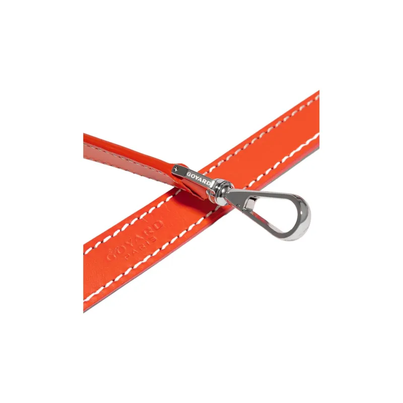 GOYARD Cow Leather Dog's Teeth Bag Strap Unisex Orange-2