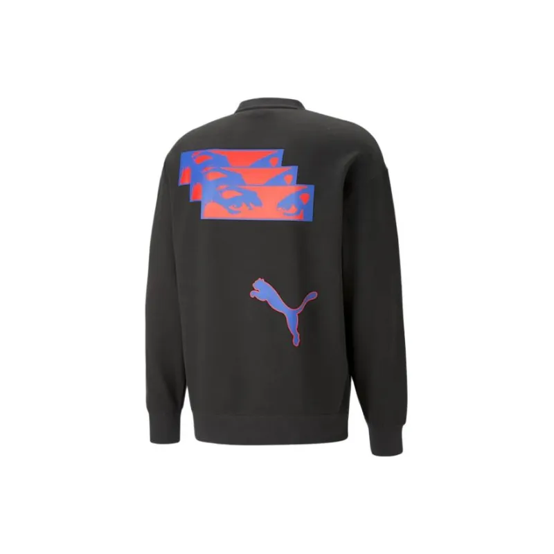 PUMA X P.A.M. Co branded Version Sweatshirts Unisex Black-1