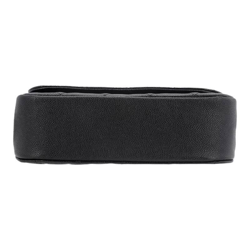 CHANEL Grain Calfskin Crossbody Bag, Shoulder Bag Women's Black-3