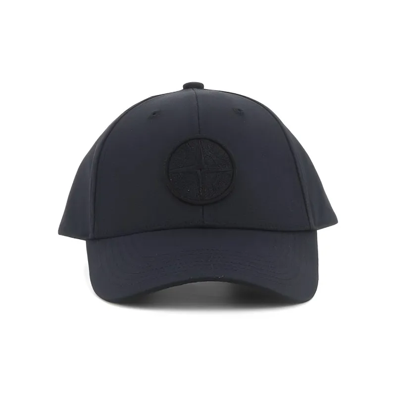 STONE ISLAND Logo Embroidered Baseball Cap-1