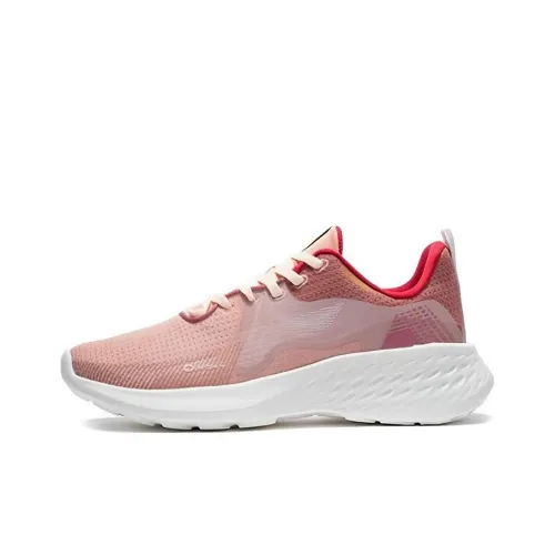 LiNing Anti-Slip And Wear-Resistant Breathable Low-Top Sports Casual Shoes Women's Pink