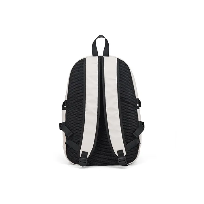 KEYSTREET Fabric Travel Bags Backpack Regular Unisex Ecru/Black/Light Green/Blue-4