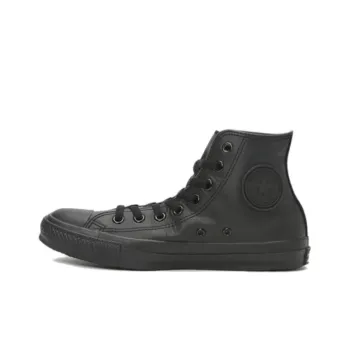 Converse All Star Leather High Top 'Black'