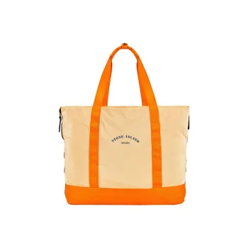 STONE ISLAND Polyurethane Tote Bag Shopping Bag Handbag Shoulder Bag Men's Orange