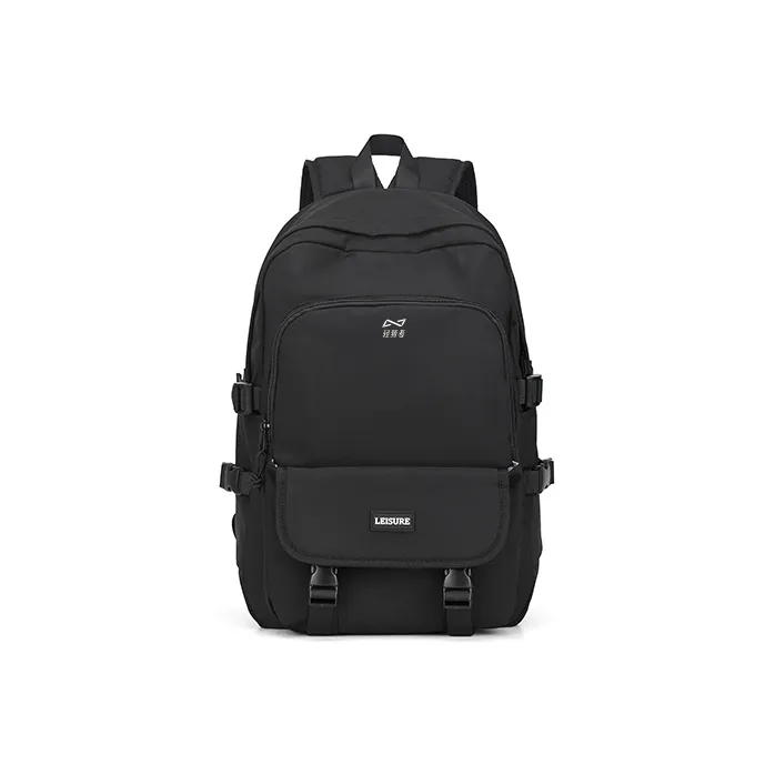 KEYSTREET Fabric Travel Bags Backpack Regular Unisex Ecru/Black/Light Green/Blue-6