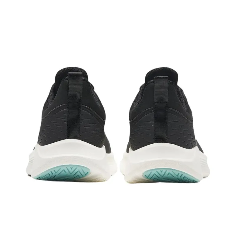 Anta Cushioning Wear Resistant Low Top Running Shoes Men's Black White-2