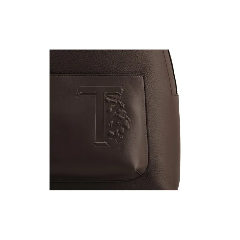 TOD'S Leather Backpack Medium Size Men's Brown-3