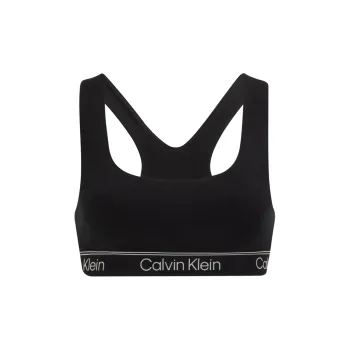 CALVIN KLEIN Moving The Gravitational Band Bra Women's Space Black