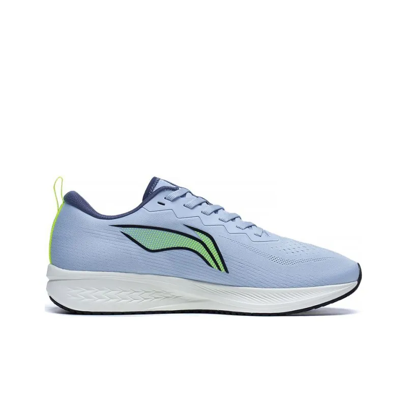 LiNing Red Hare 6 Anti Slip Wear Resistant Low Top Running Shoes Men's Gray Green-1
