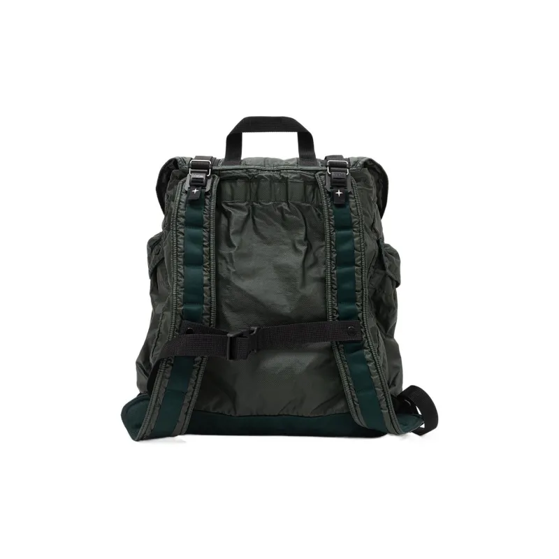 STONE ISLAND Cotton Backpack Regular Men's Green-2