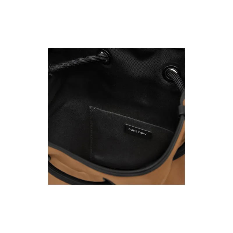 Burberry Leather Backpack Regular Kids' Beige-5