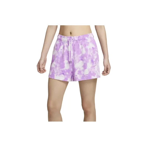 Nike Casual Shorts Women's Lamp Grass Purple-Red