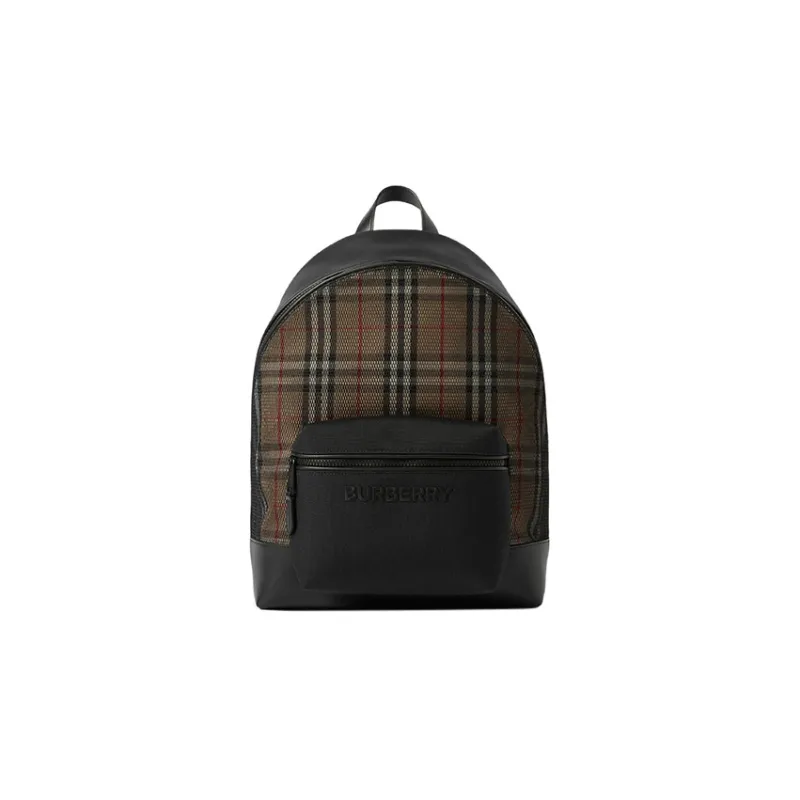 Burberry Cow Leather Backpack Regular Men's Archive Beige-0