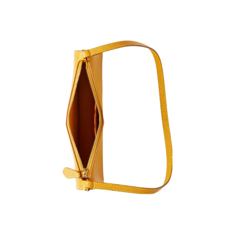 Burberry Calfskin Storage Bag Clutch Mini Women's Cold Lemon-3
