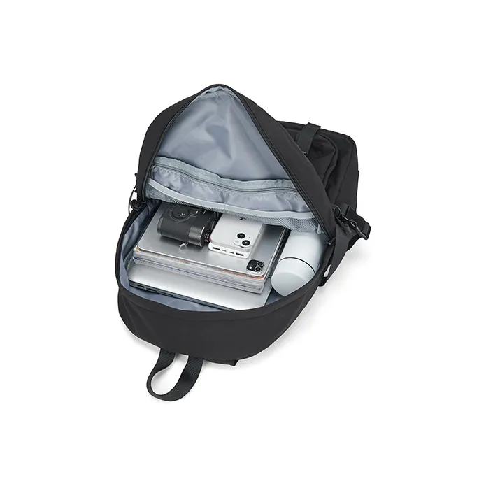KEYSTREET Fabric Travel Bags Backpack Regular Unisex Ecru/Black/Light Green/Blue-8