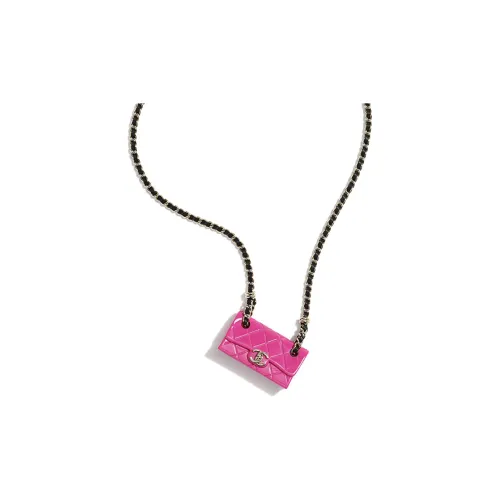 CHANEL Necklaces Women's Pink