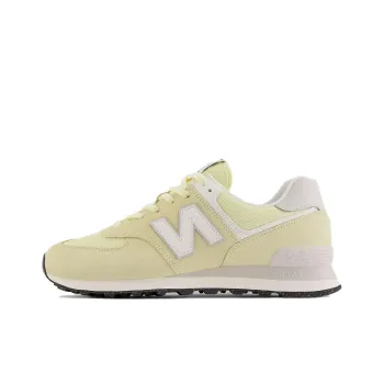 New Balance NB 574 Slip Resistant, Abrasion Resistant, Lightweight Low Top Running Shoes Unisex Yellow Gray