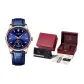 [Rosewood Box]Rose Blue Strap