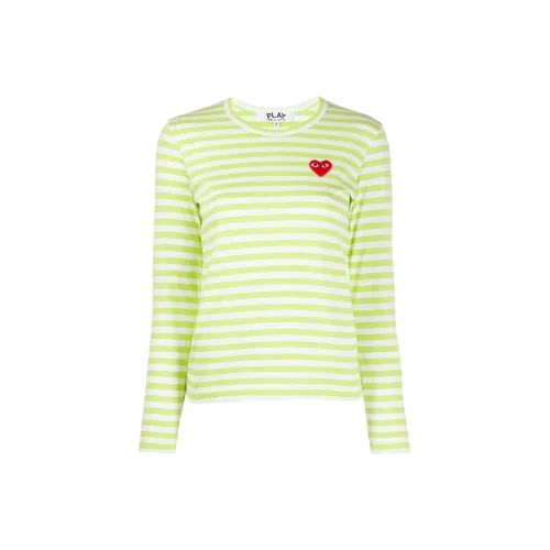 CDG Play T-Shirts Women's Green