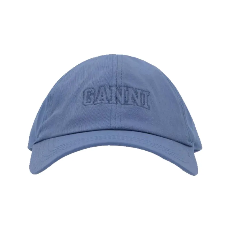 GANNI Baseball Caps Unisex Blue-1