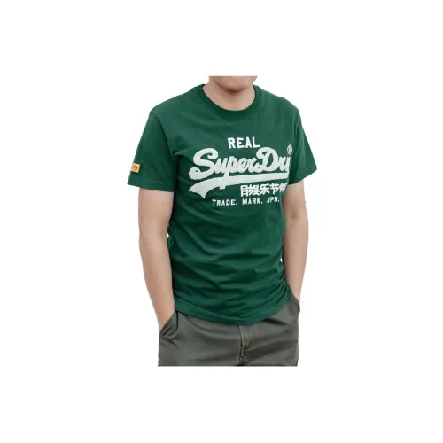 SUPERDRY T-Shirts Men Green